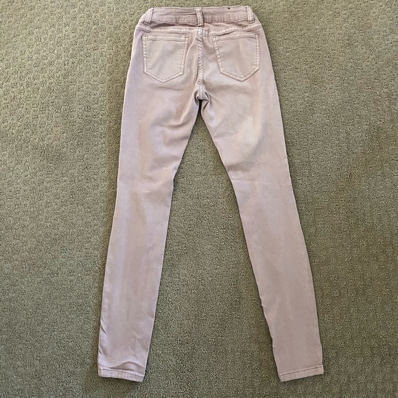 YMI Juniors’ Pink Nude Ripped Skinny Jeans - Picture 3 of 6